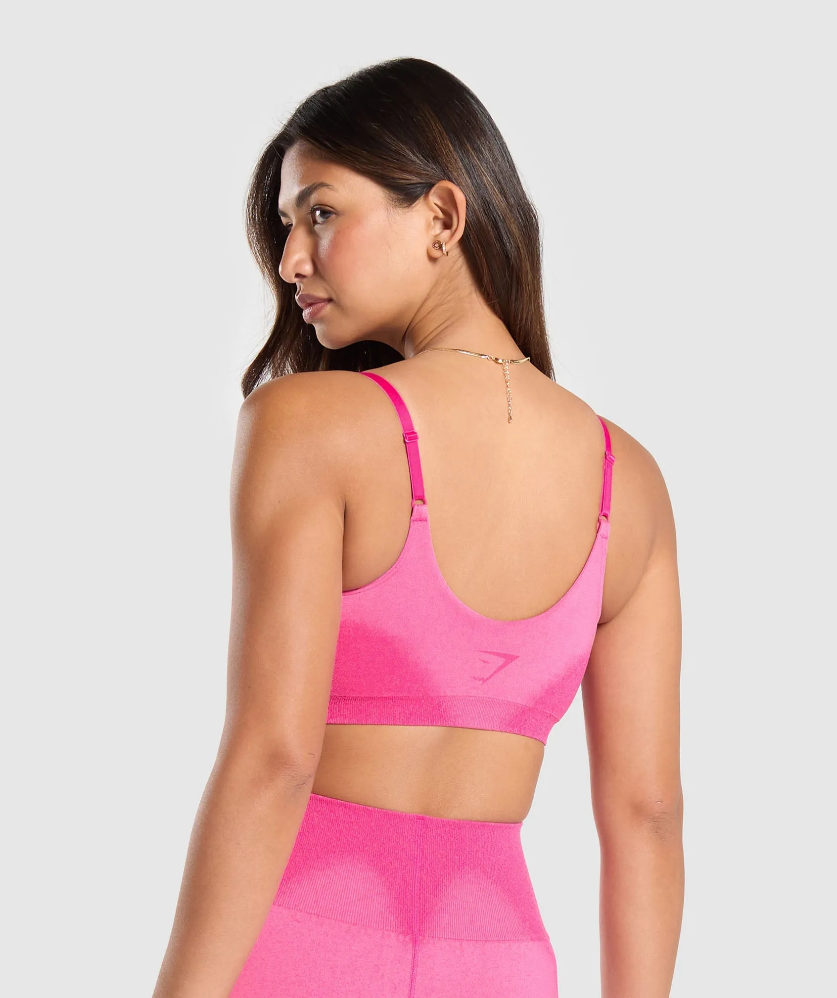 Gymshark Blur Seamless Bralette - Valley Pink/Fetch Pink