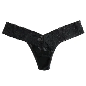 Hanky Panky Signature Lace Low Rise Thong Black