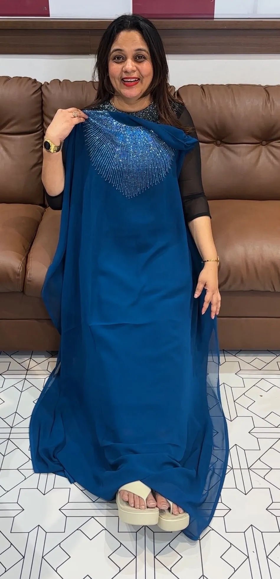 Sure! Heres an optimized version of your product title with descriptive modifiers:

IHAs Premium In-House Designer Unstitched Salwar Suits - IHA 14295