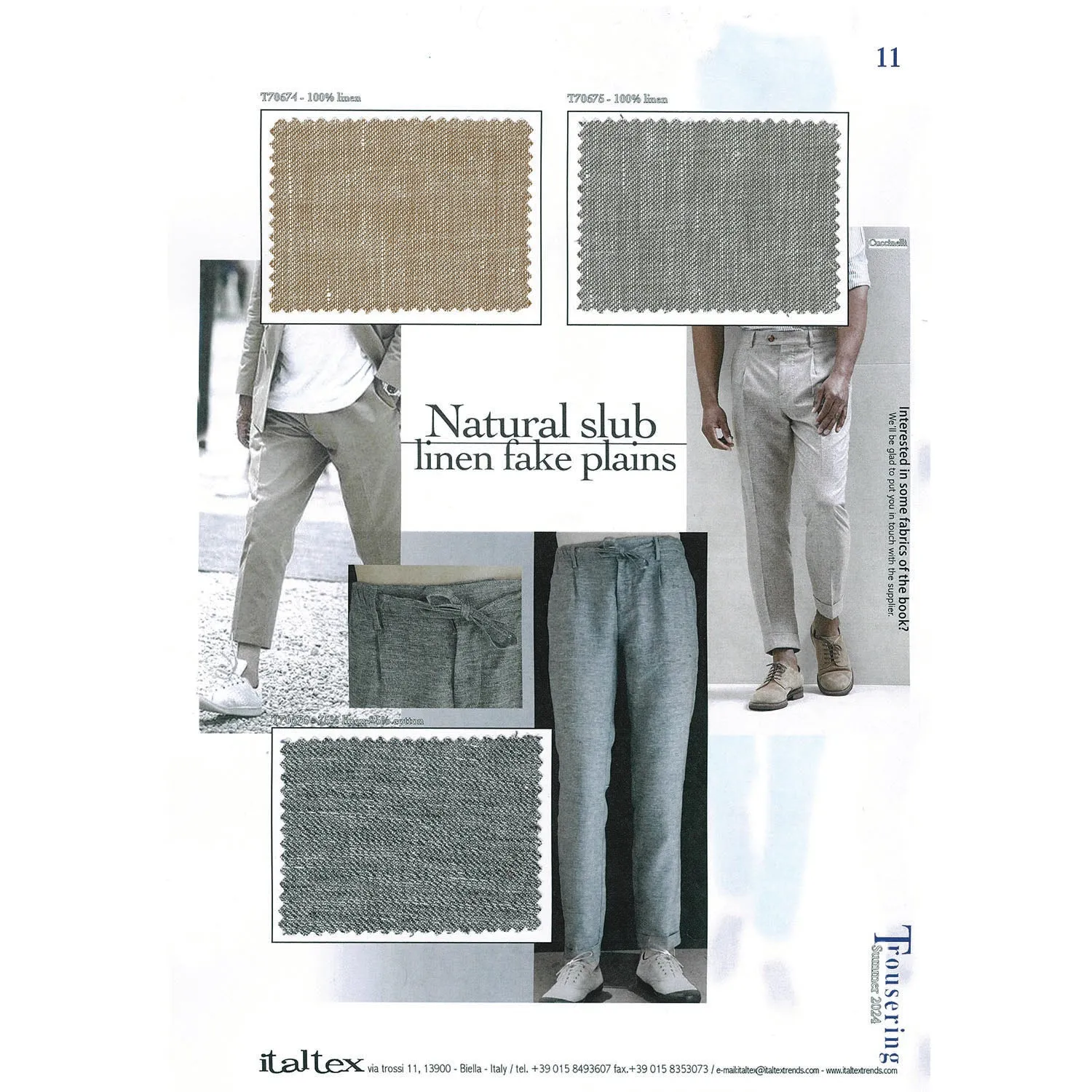 ITALTEX TROUSERING SS2024