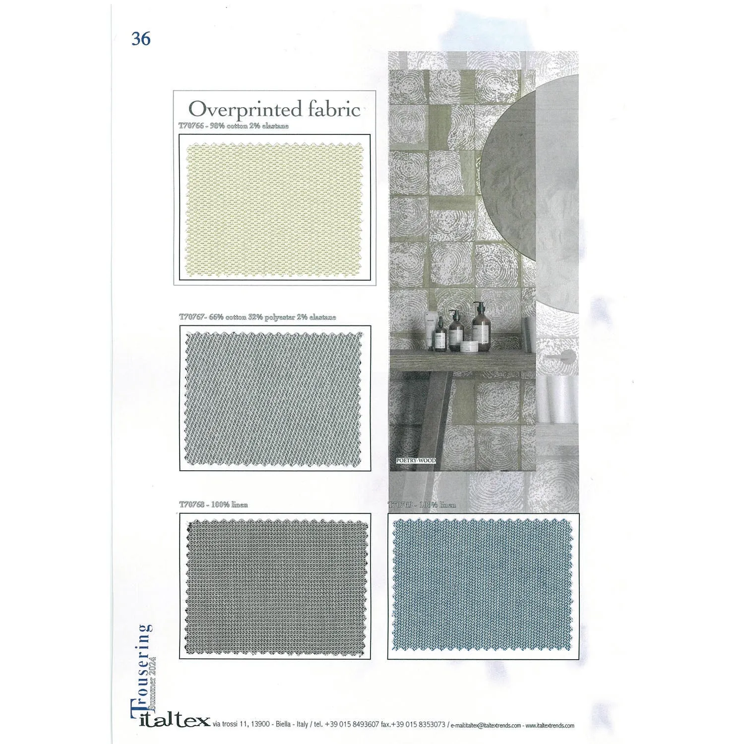 ITALTEX TROUSERING SS2024