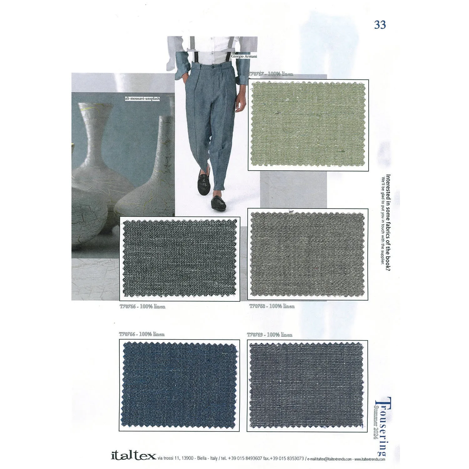 ITALTEX TROUSERING SS2024