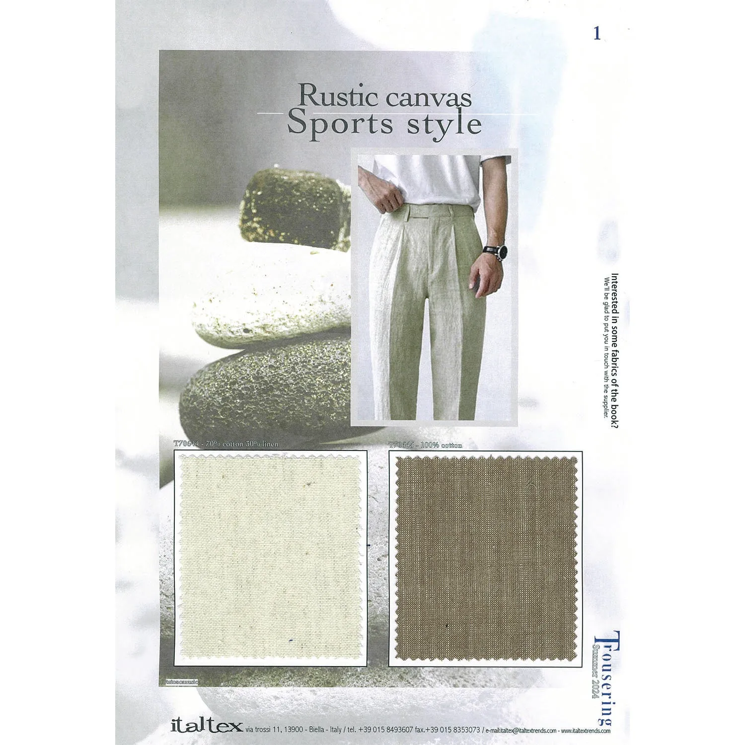 ITALTEX TROUSERING SS2024