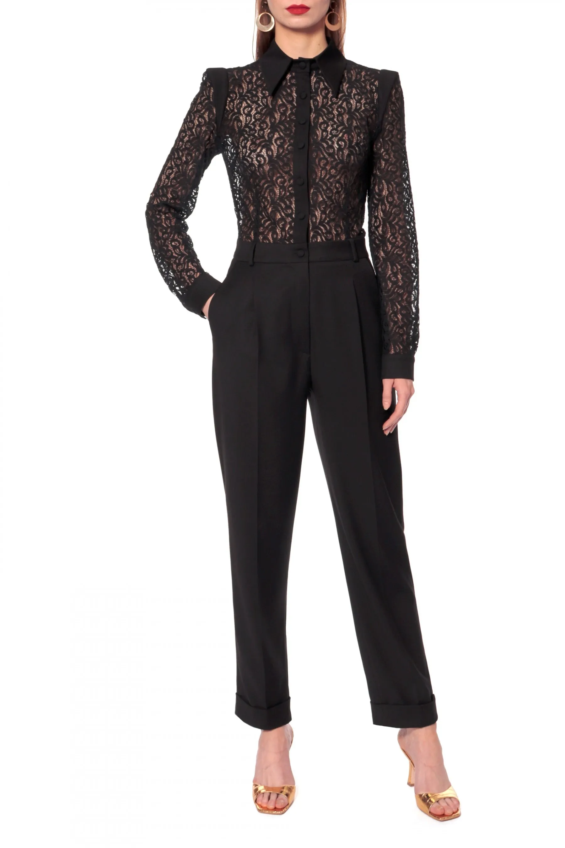 JUMPSUIT "AYLIN" IN BLACK