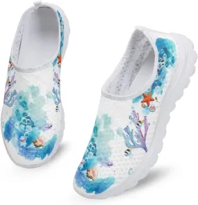 KEIAHUAN Trendy Women Road Running Shoes Non-Slip Tennis Training Shoes Casual Lightweight Sneakers