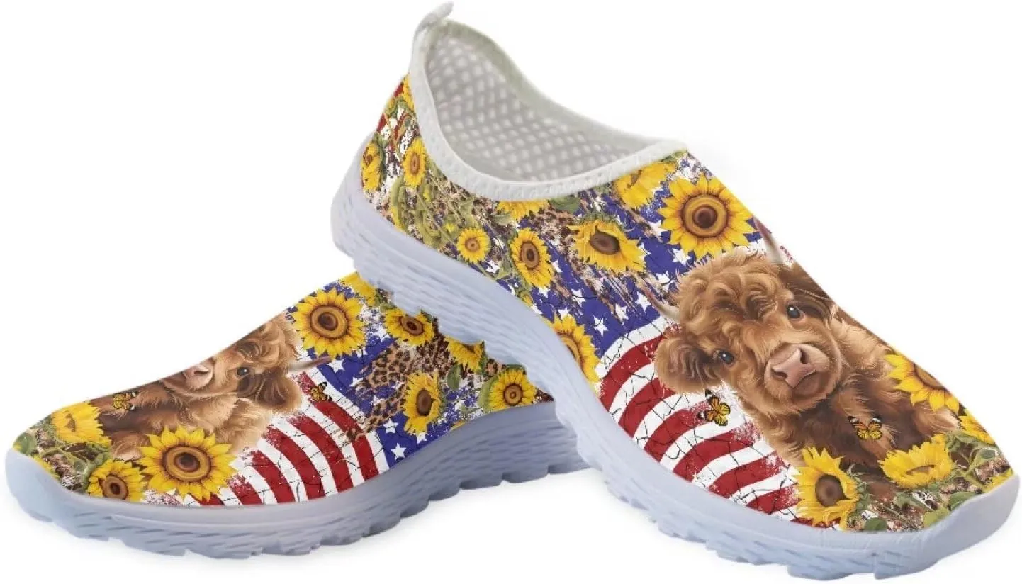 KEIAHUAN Trendy Women Road Running Shoes Non-Slip Tennis Training Shoes Casual Lightweight Sneakers