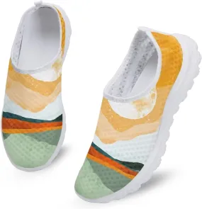 KEIAHUAN Trendy Women Road Running Shoes Non-Slip Tennis Training Shoes Casual Lightweight Sneakers