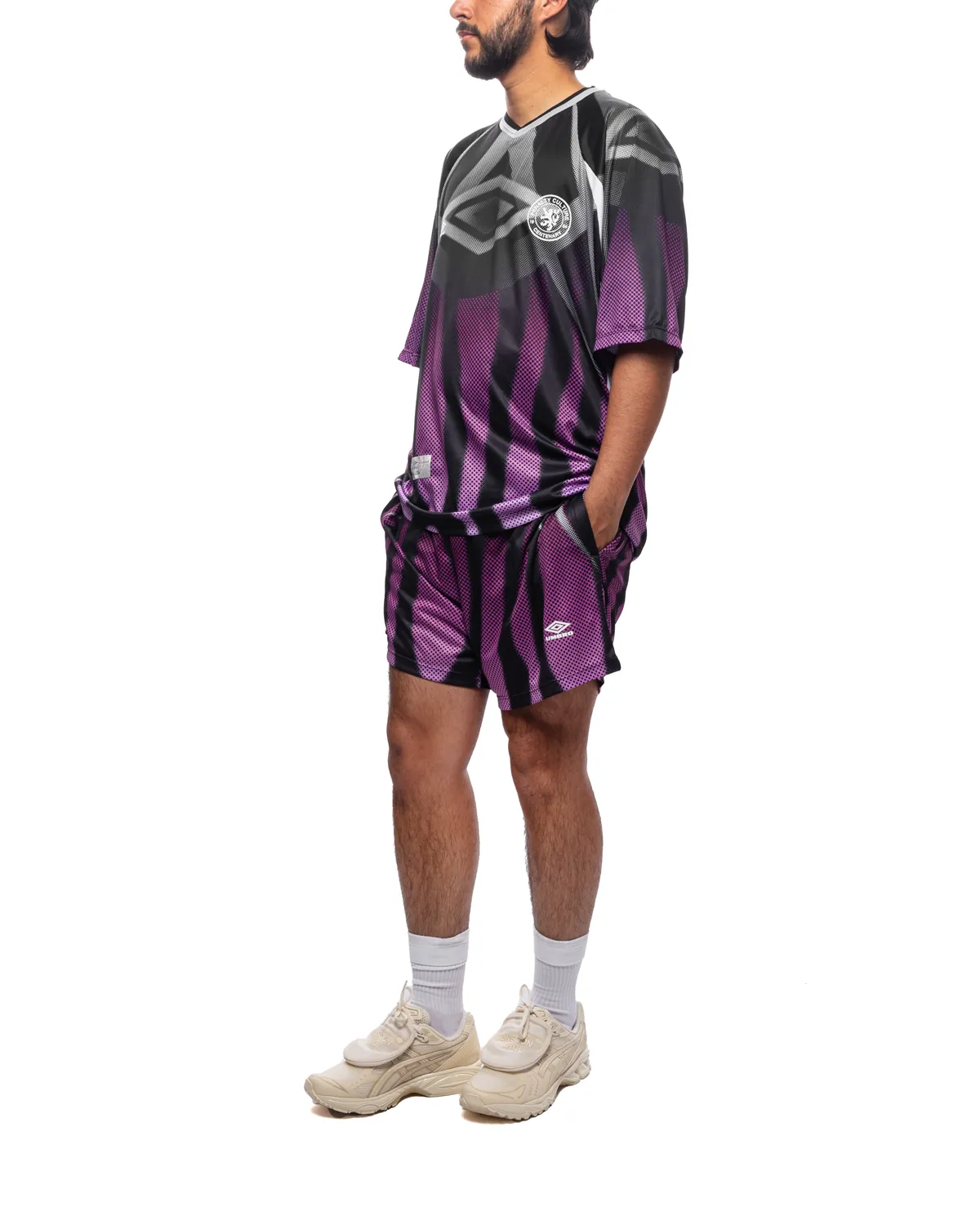 Kit Shorts Black Purple