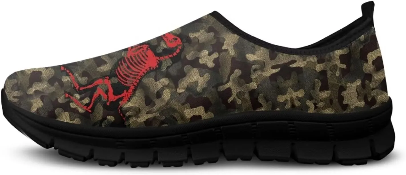 Leisure Wear Sneakers for Men Breathable Lightweight Non Slip Arch Support Loafers Travel Camp Sports Running Shoes US 5-14