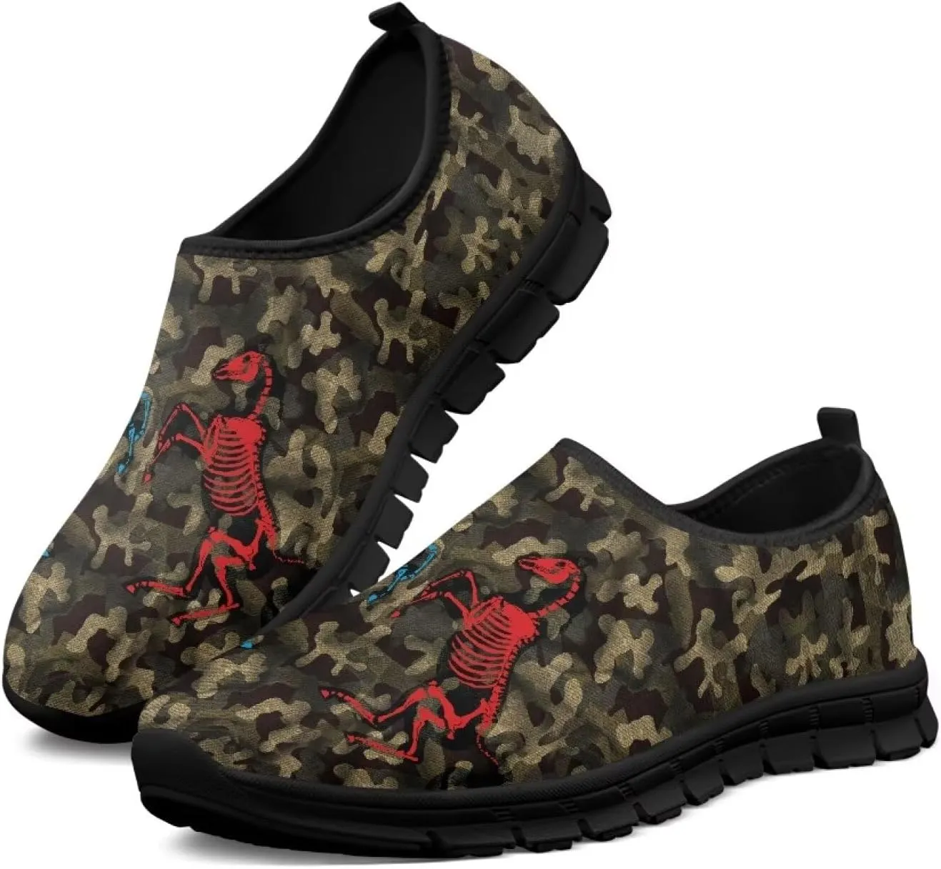 Leisure Wear Sneakers for Men Breathable Lightweight Non Slip Arch Support Loafers Travel Camp Sports Running Shoes US 5-14