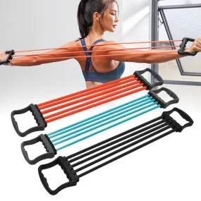 Multifunctional Yoga Chest Expander Rope Adjustable Chest Expander Hand Exerciser Training Fitness Tool For Sports Exercise