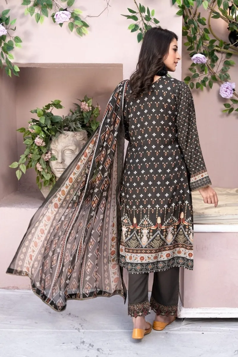 Munira Jacquard Linen 3 Piece Suit MUN461