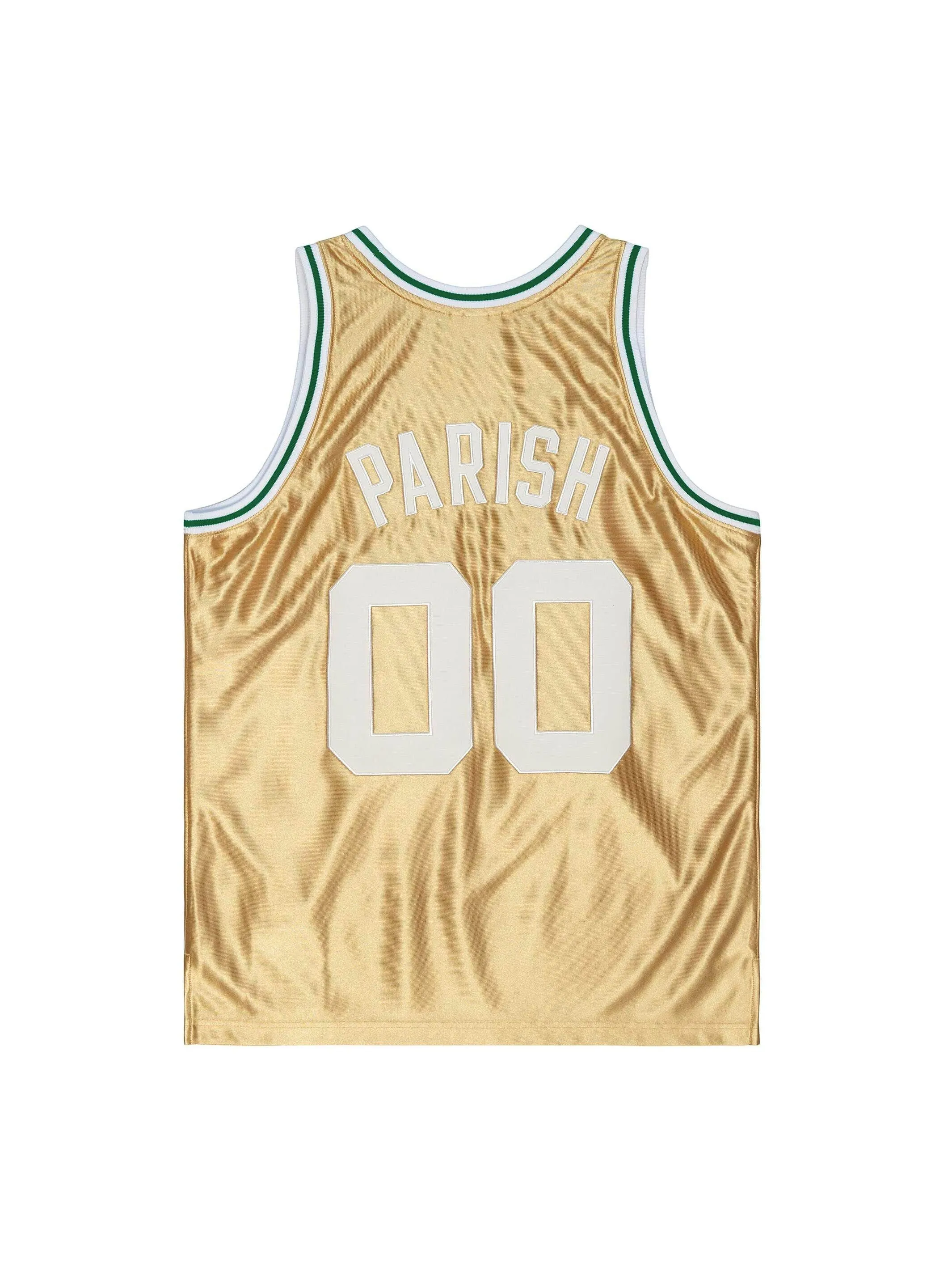 NBA Boston Celtics Robert Parish 1985 75th Anniversary Gold Jersey