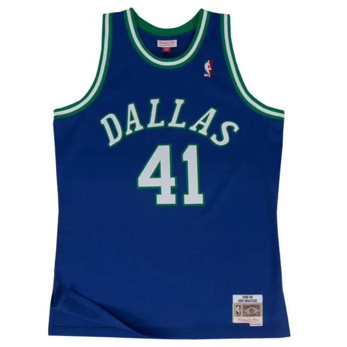 NBA Dallas Mavericks Dirk Nowitzki 1998 Swingman Road Jersey
