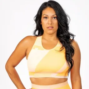 Neon Volt - Vibrant Orange Sports Bra