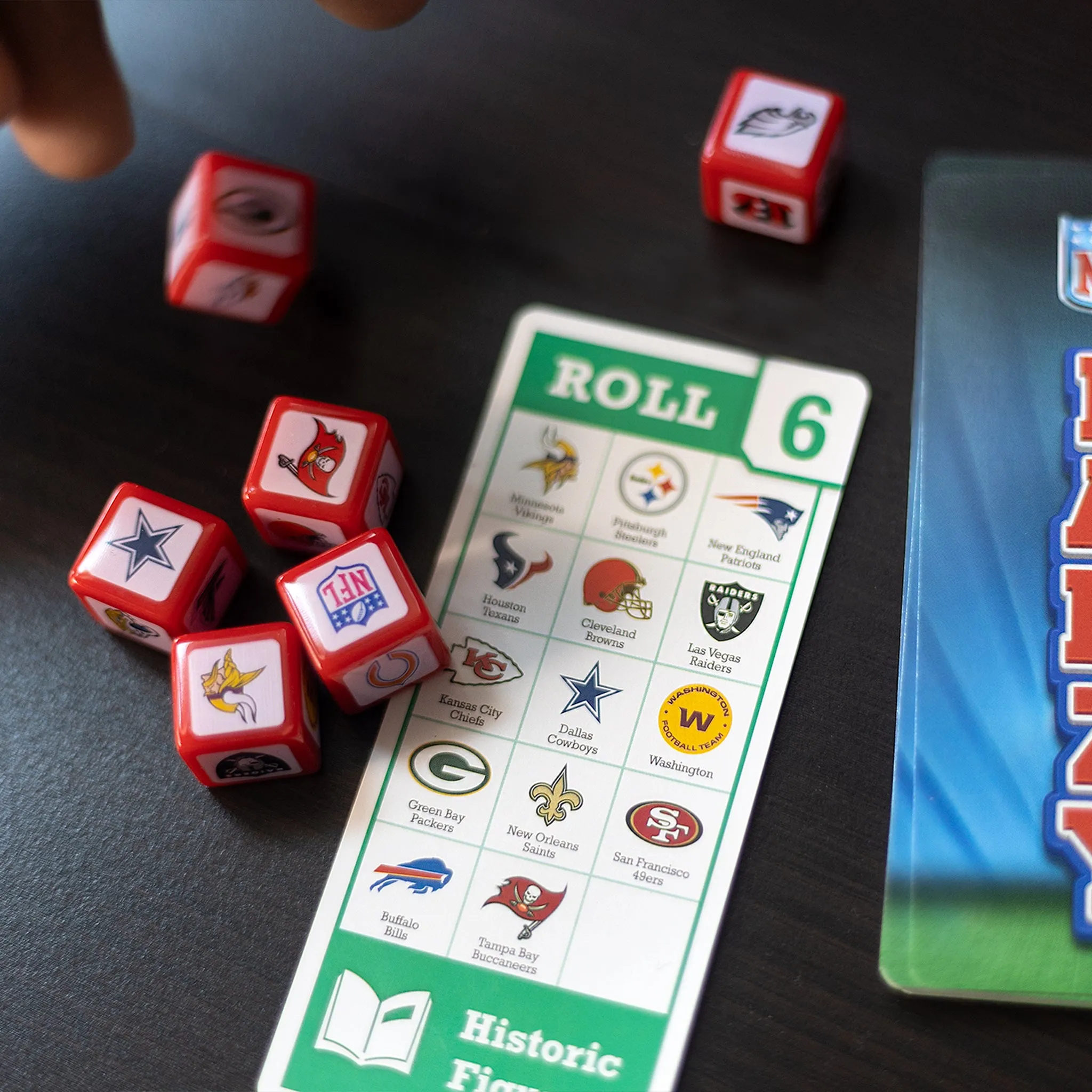 NFL Fanzy Dice Game