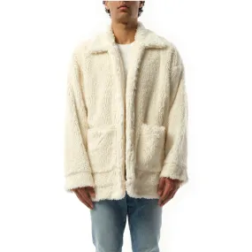 Organic Cotton Hand Paint Jacket in Ivory