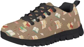 Pinupub Kids Casual Sports Shoes Colorful Print Comfort Breathable Slip On Sneakers for Boys Girls