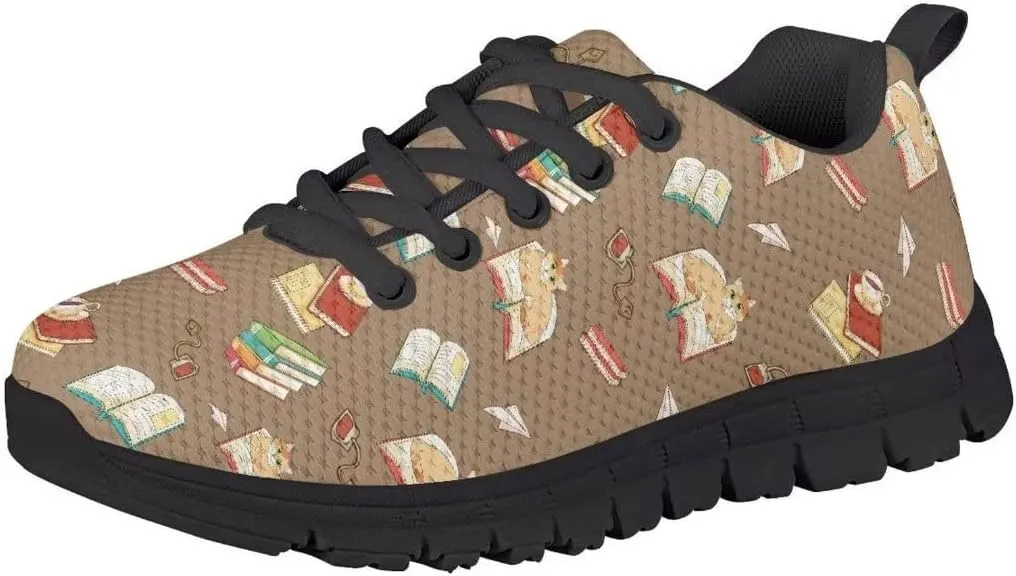 Pinupub Kids Casual Sports Shoes Colorful Print Comfort Breathable Slip On Sneakers for Boys Girls
