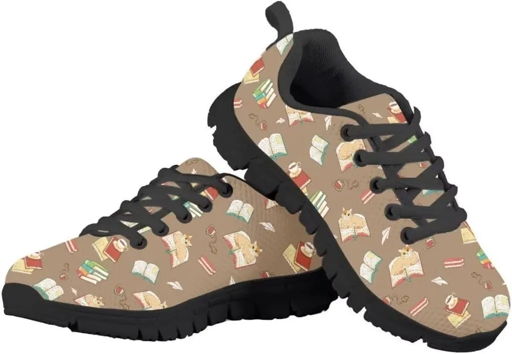 Pinupub Kids Casual Sports Shoes Colorful Print Comfort Breathable Slip On Sneakers for Boys Girls