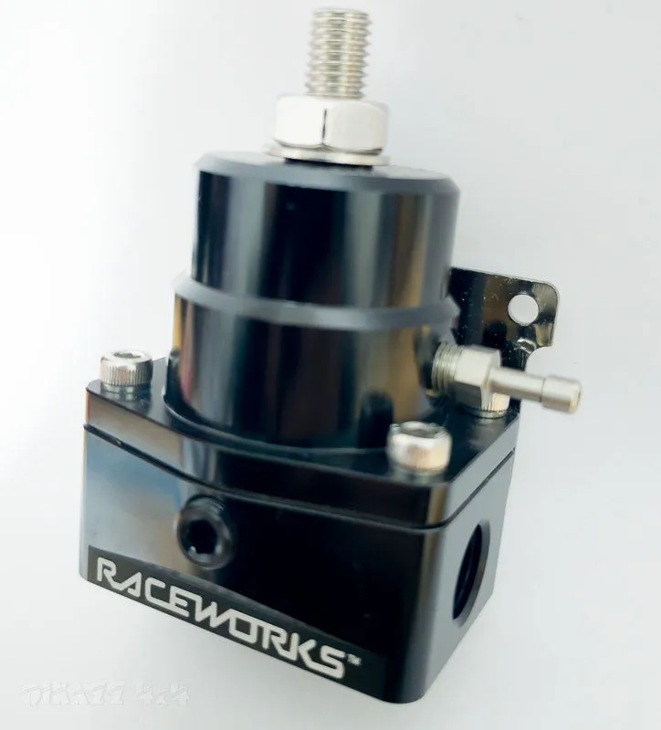 Raceworks Fuel Pressure Regulator 3 Port 40-75PSI (2.75-5.2Bar) suits M57N2
