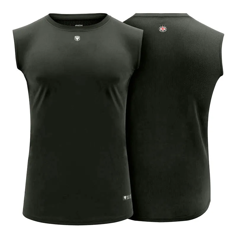 RDX T1 Grey Sleeveless Top