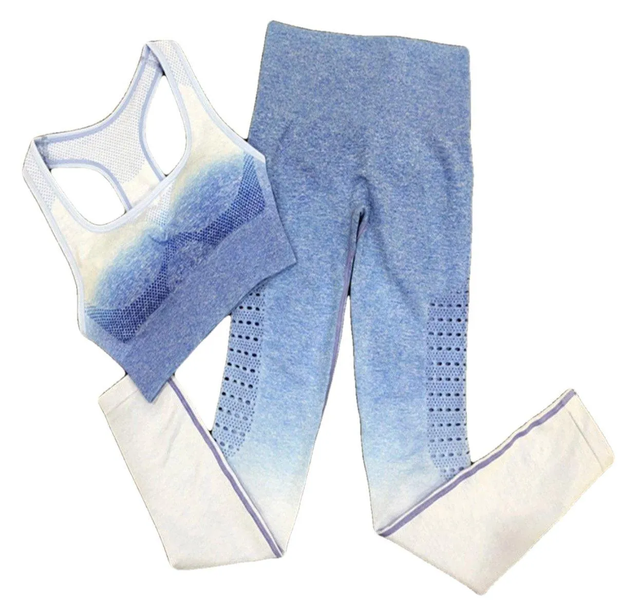 Seamless Gradient Ombre Top with Enhanced Comfort