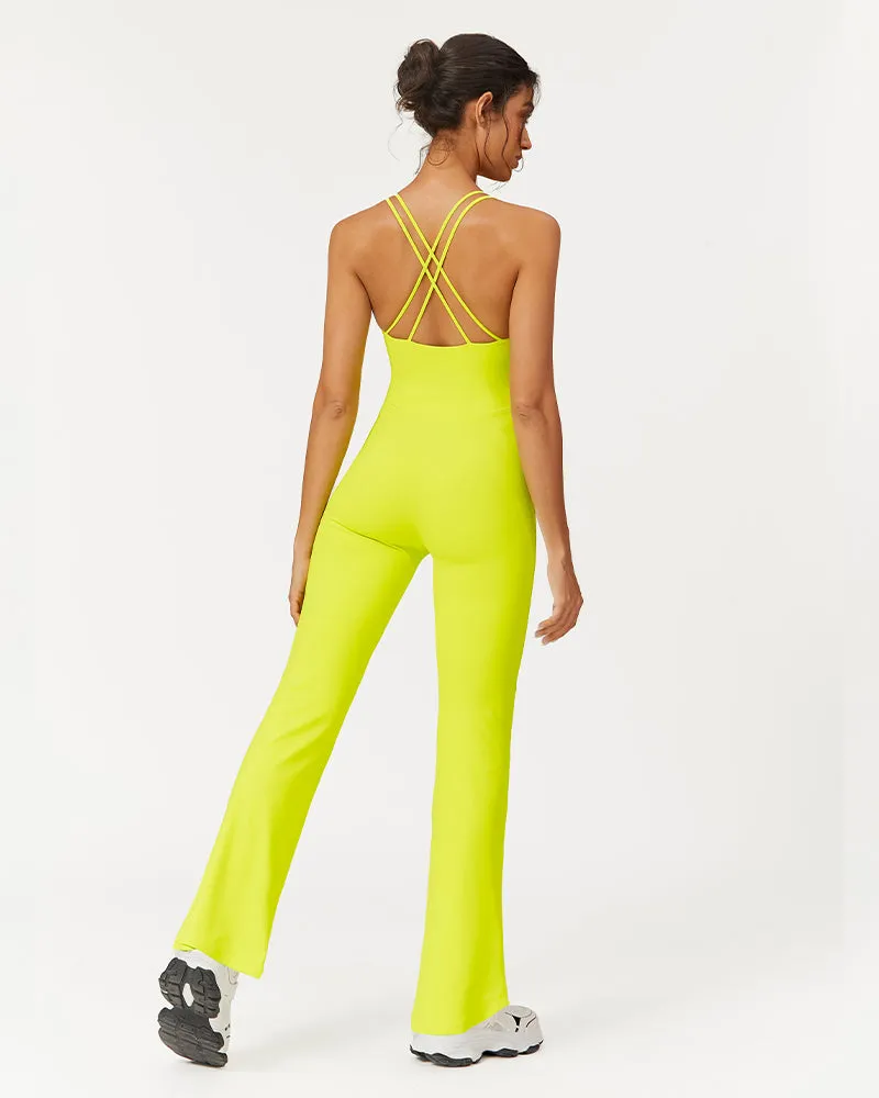 SheCurve®Trendy Wide Leg Active Jumpsuit