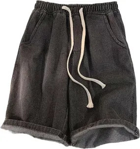 Shorts for Men Quick Dry Outdoor Running Big and Tall Sports Casual Drawstring Short Pants Gym Casual Trousers