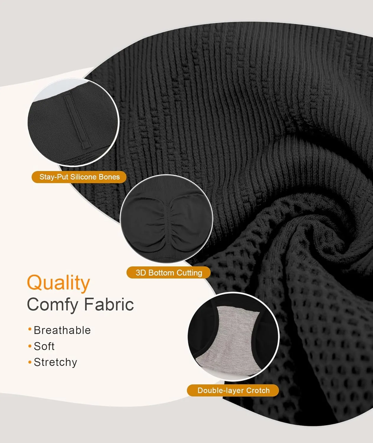 SIMIYA Shapewear Tummy Control Underwear Panties Mid Waist Trainer Girdle Body Shaper Briefs Butt Lifting Shapewear for Women