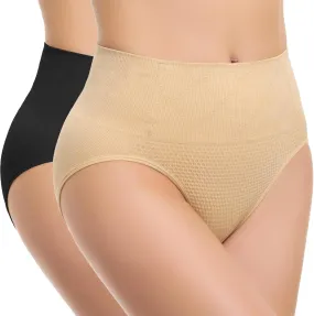 SIMIYA Shapewear Tummy Control Underwear Panties Mid Waist Trainer Girdle Body Shaper Briefs Butt Lifting Shapewear for Women