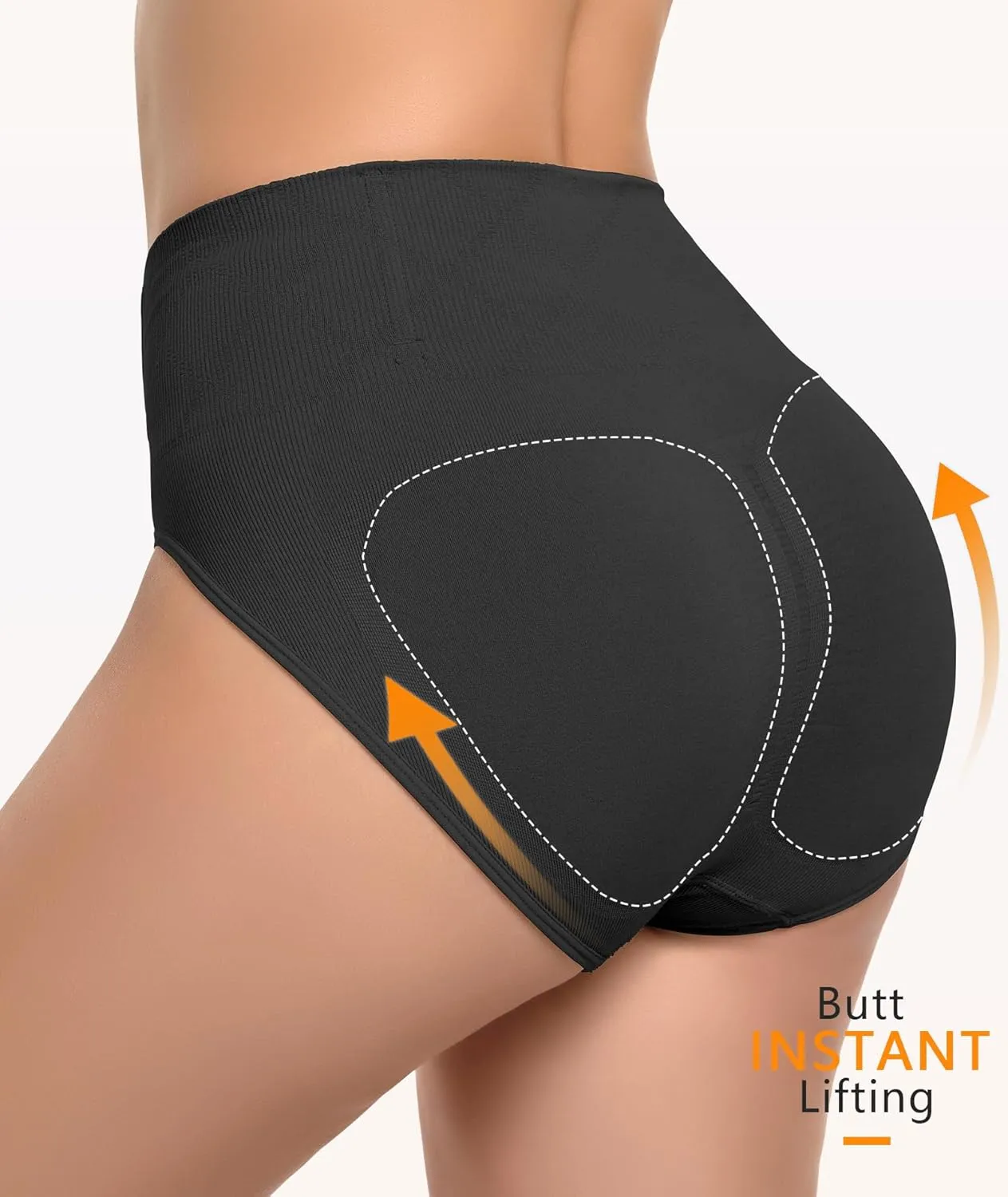 SIMIYA Shapewear Tummy Control Underwear Panties Mid Waist Trainer Girdle Body Shaper Briefs Butt Lifting Shapewear for Women