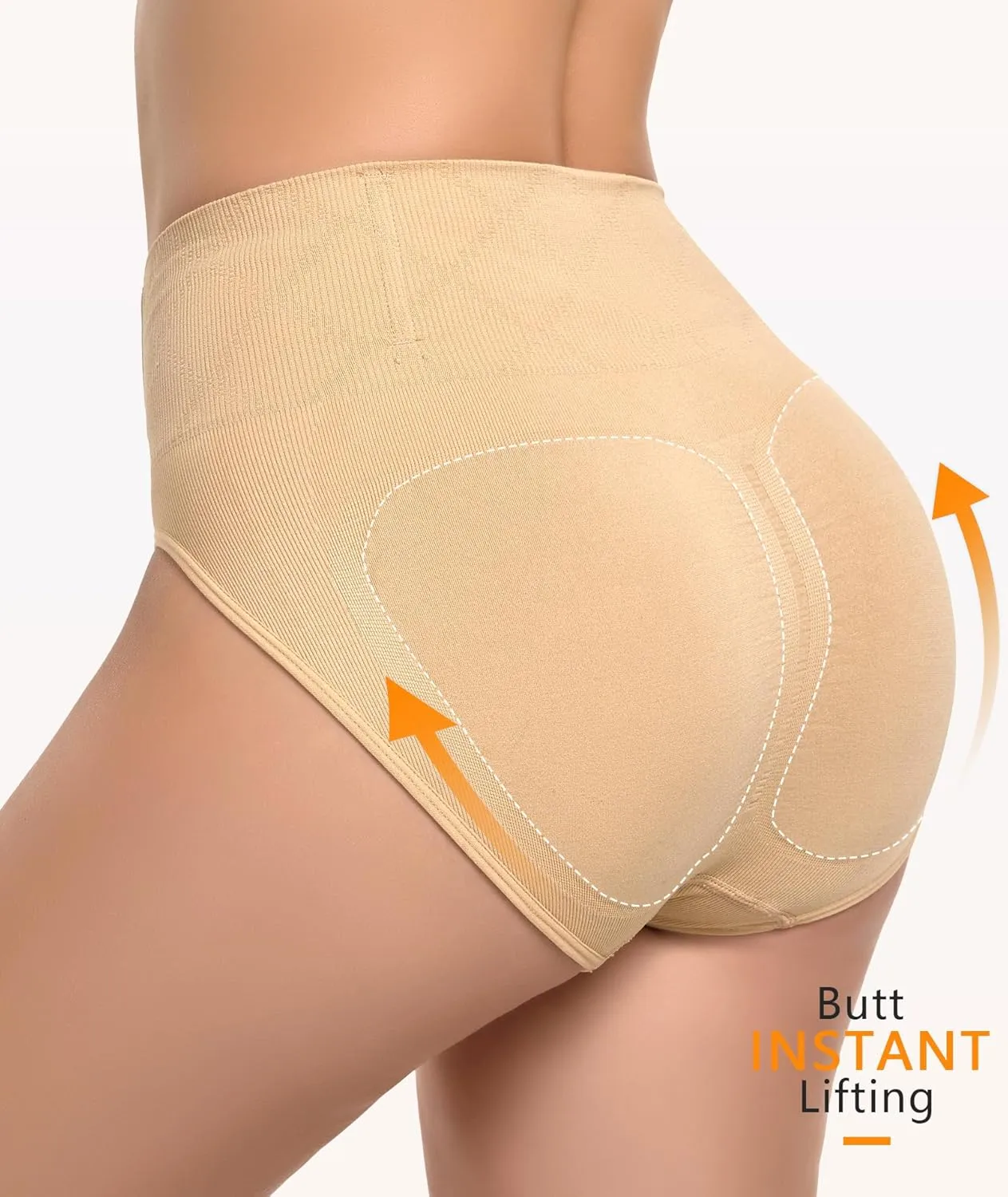 SIMIYA Shapewear Tummy Control Underwear Panties Mid Waist Trainer Girdle Body Shaper Briefs Butt Lifting Shapewear for Women