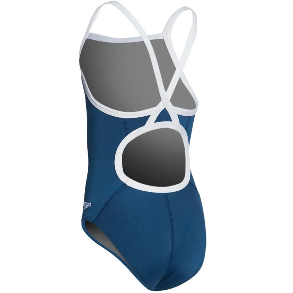 Speedo Youth Flyback - Navy White