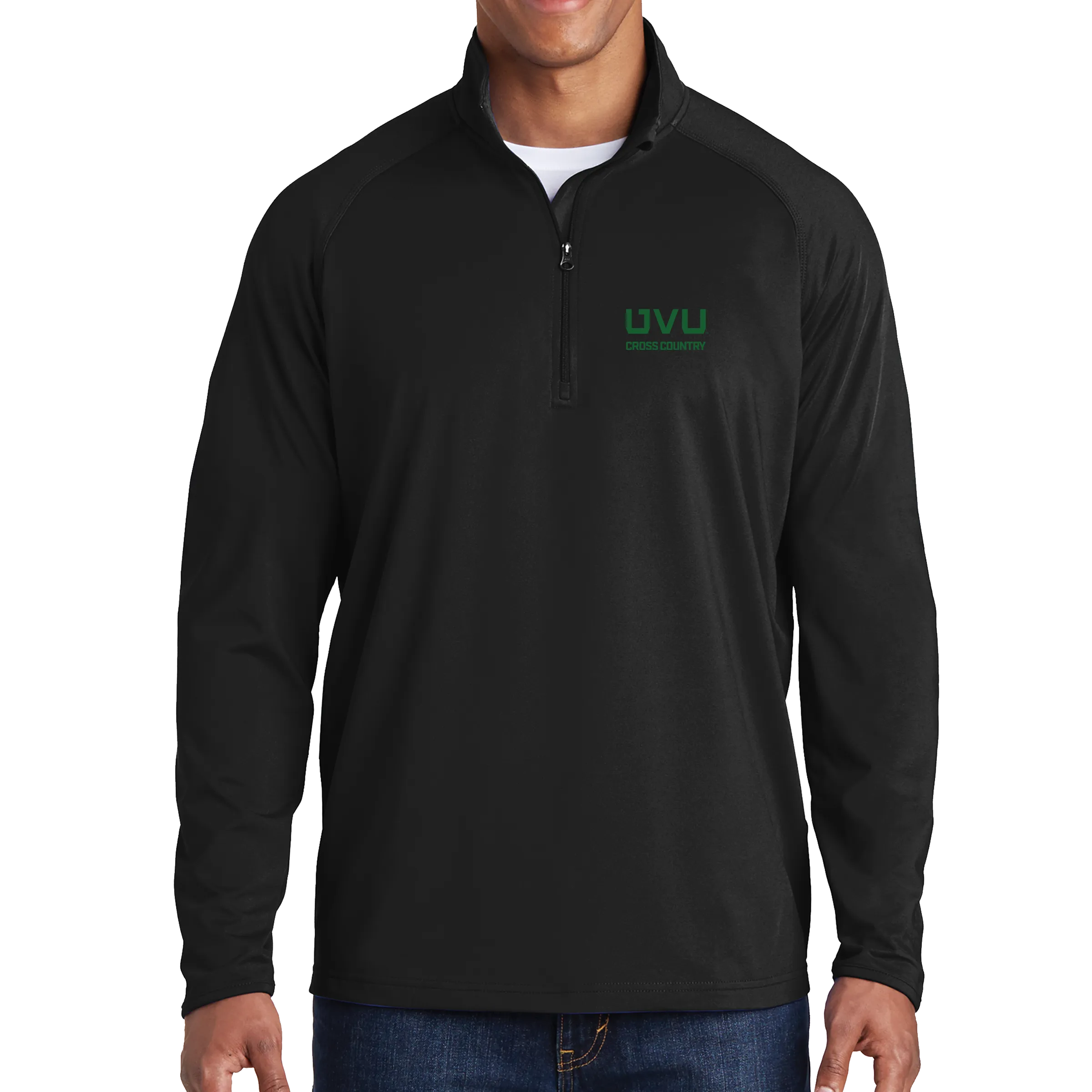 Sport-Tek Sport-Wick Stretch 1/2-Zip Pullover - UVU Cross Country