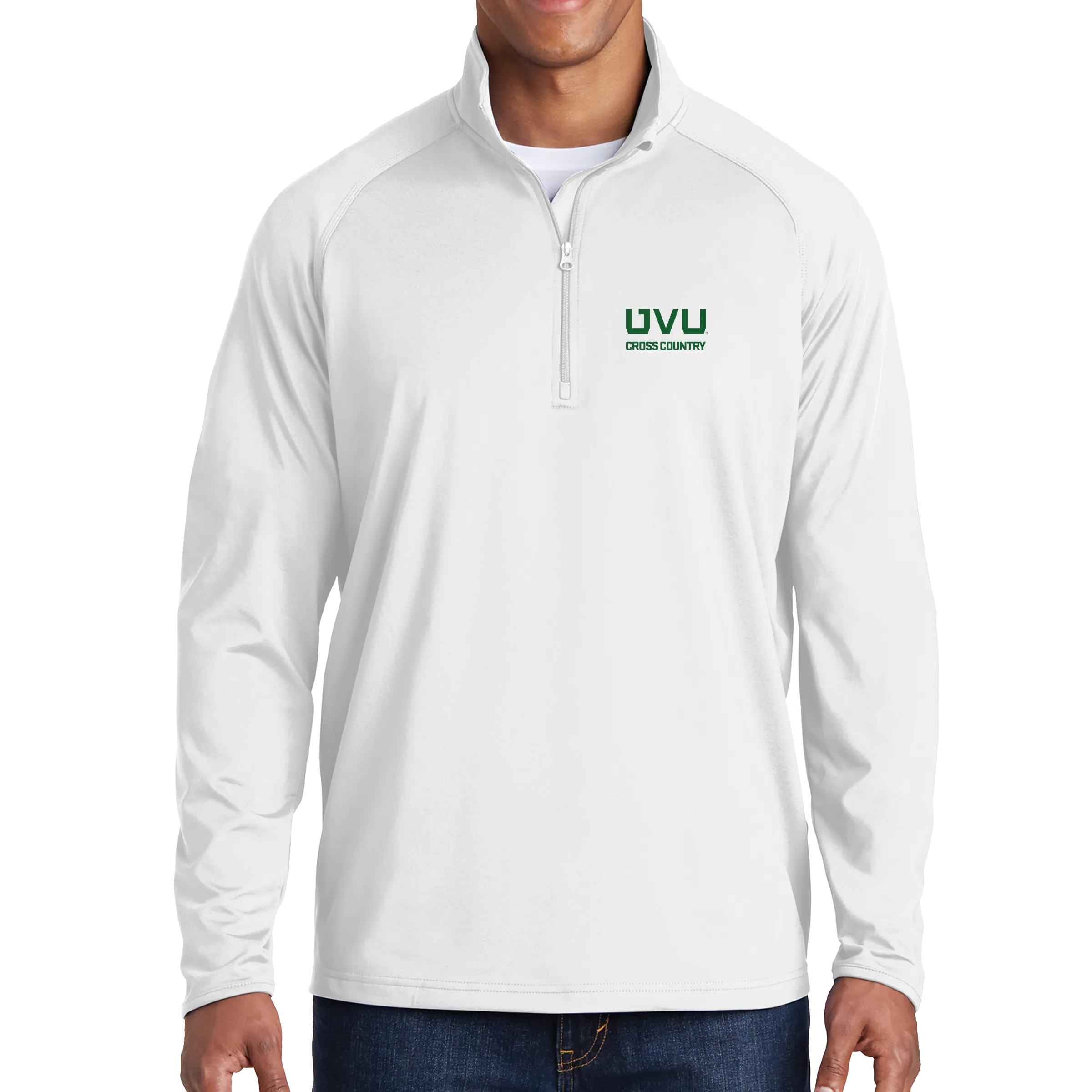 Sport-Tek Sport-Wick Stretch 1/2-Zip Pullover - UVU Cross Country