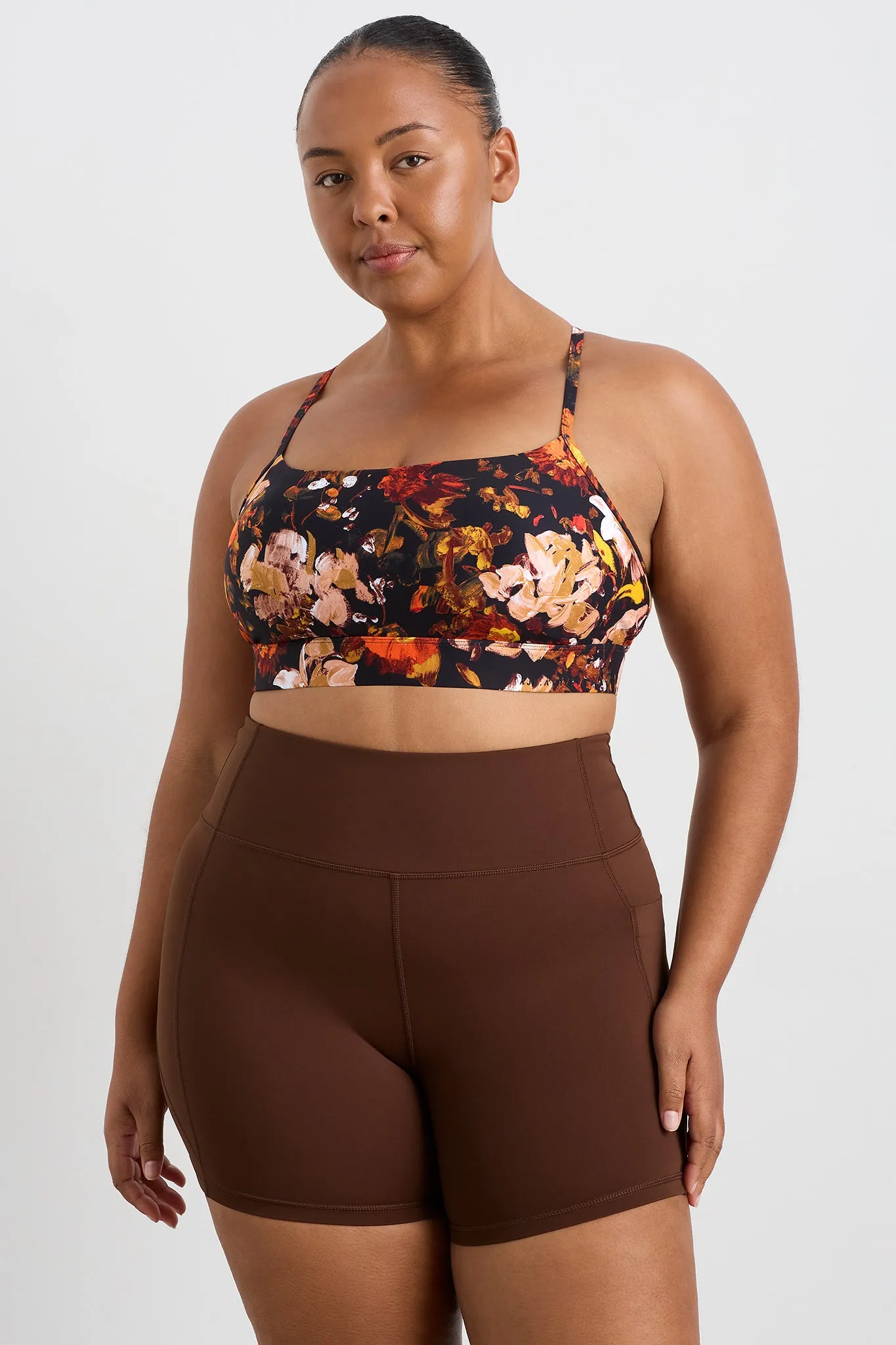 Square Neck Sports Bra 307