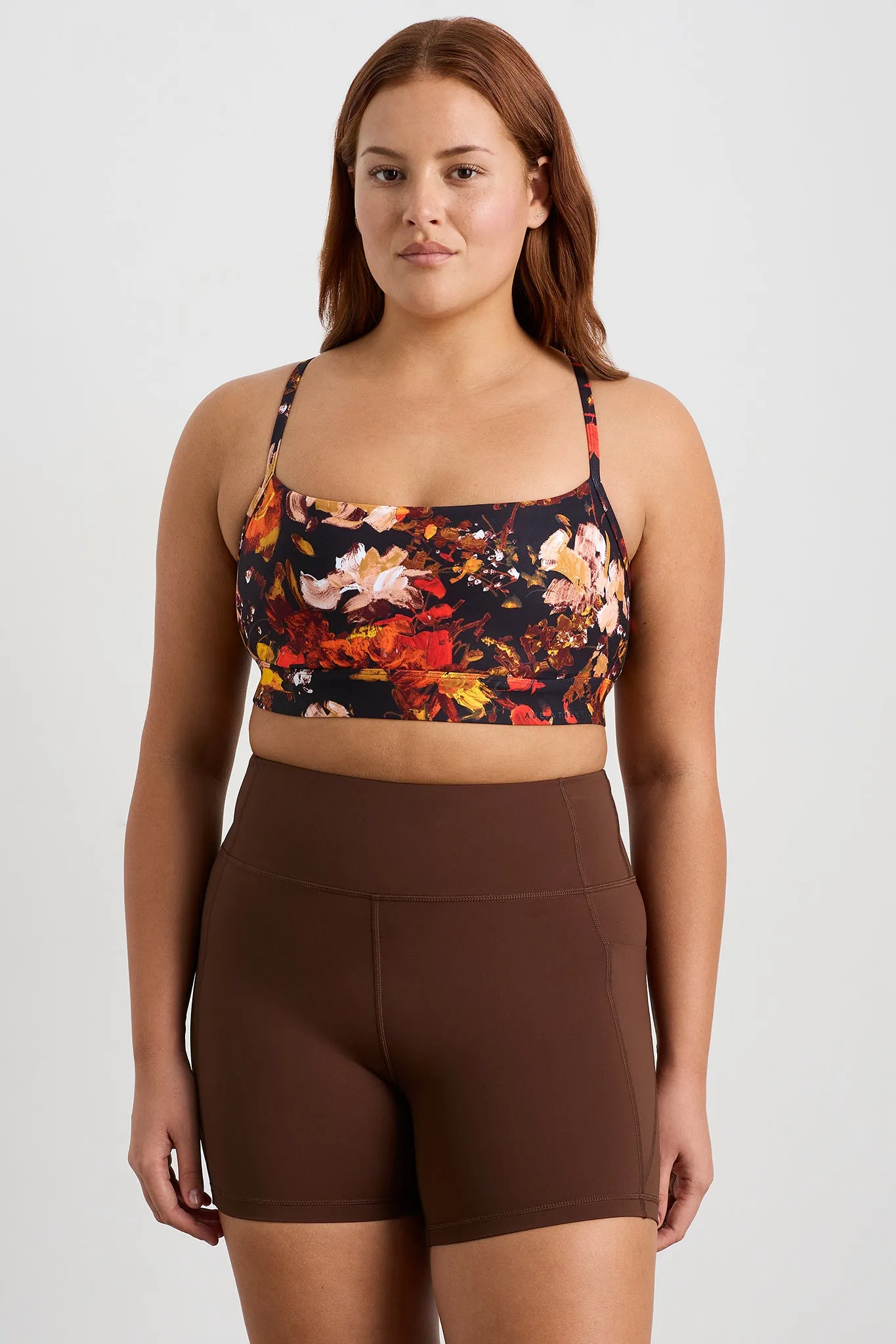 Square Neck Sports Bra 307