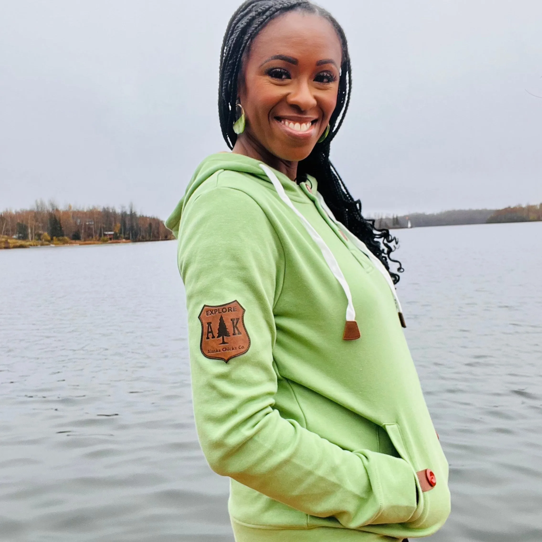 Three Button Henley Hoodie