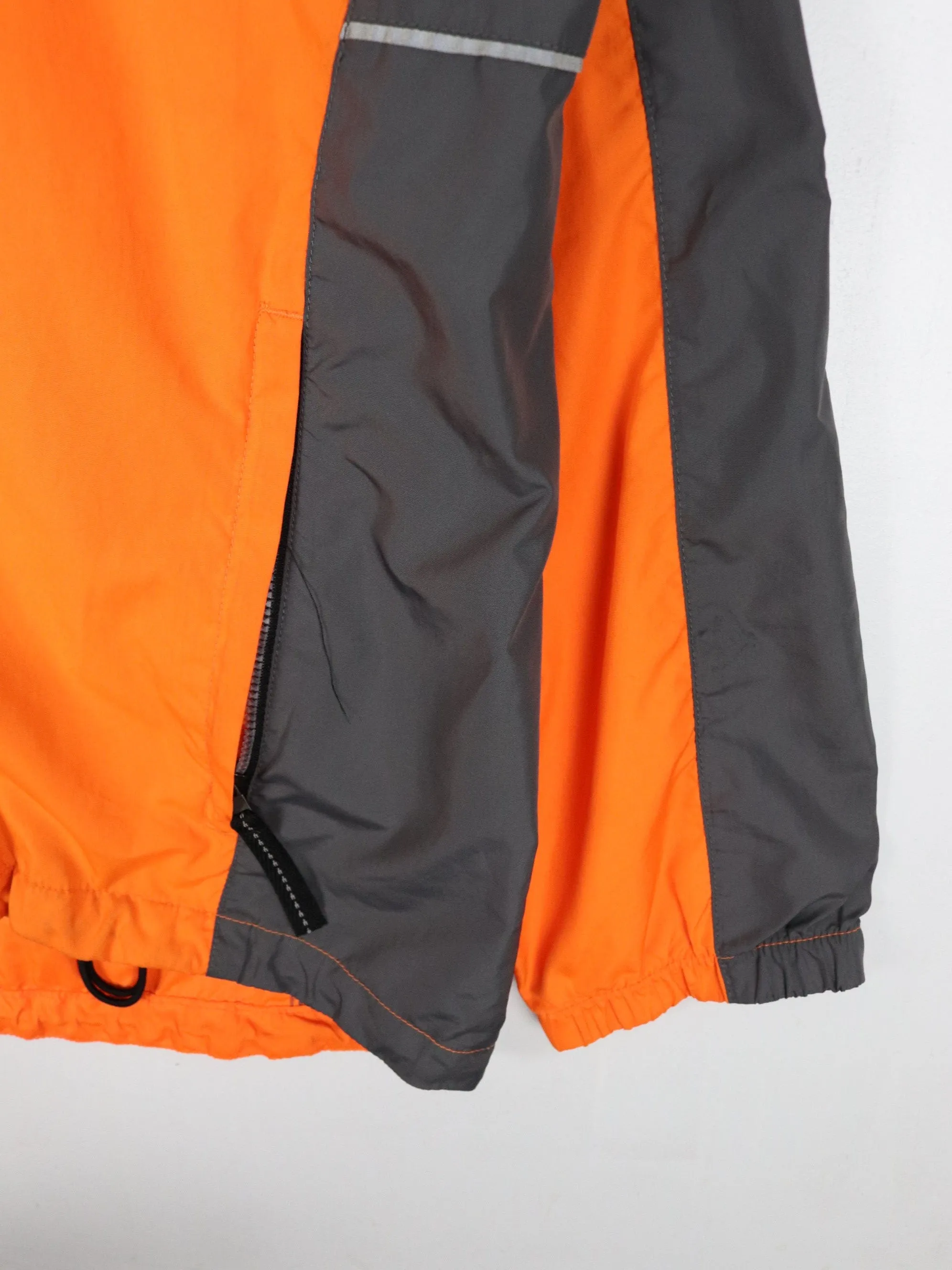 Vintage Nike Windbreaker Mens Medium Orange Motorola Jacket
