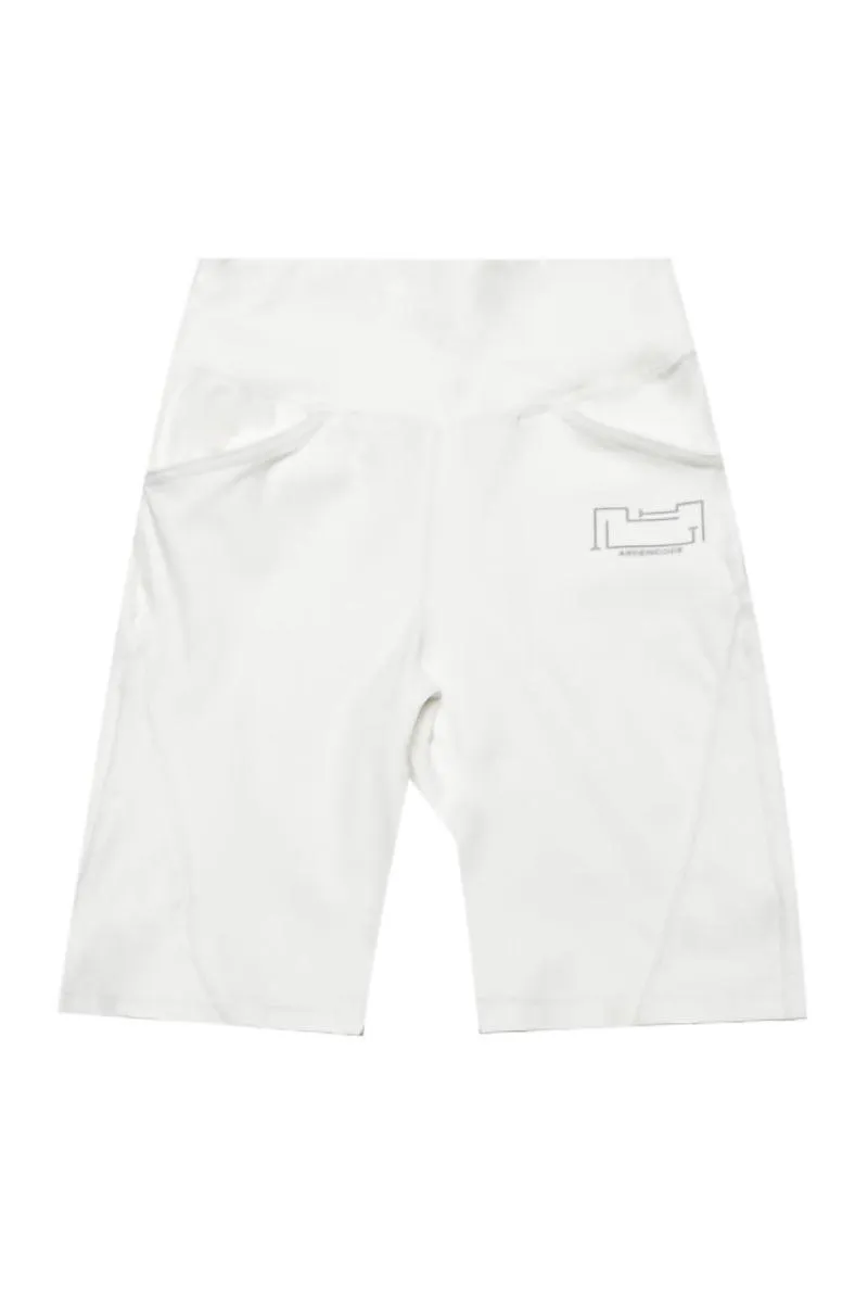 White Biker Shorts