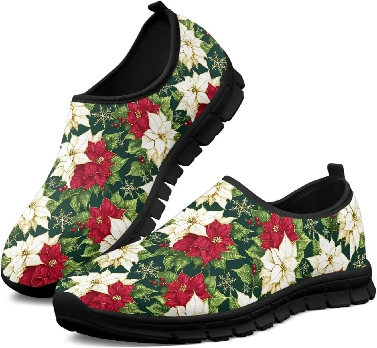 Women Casual Walking Running Shoes Low Top Sports Tennis Shoes Lightweight Non Slip Athletic Sneakers Slip On Ladies Loafers US 5.5-11.5