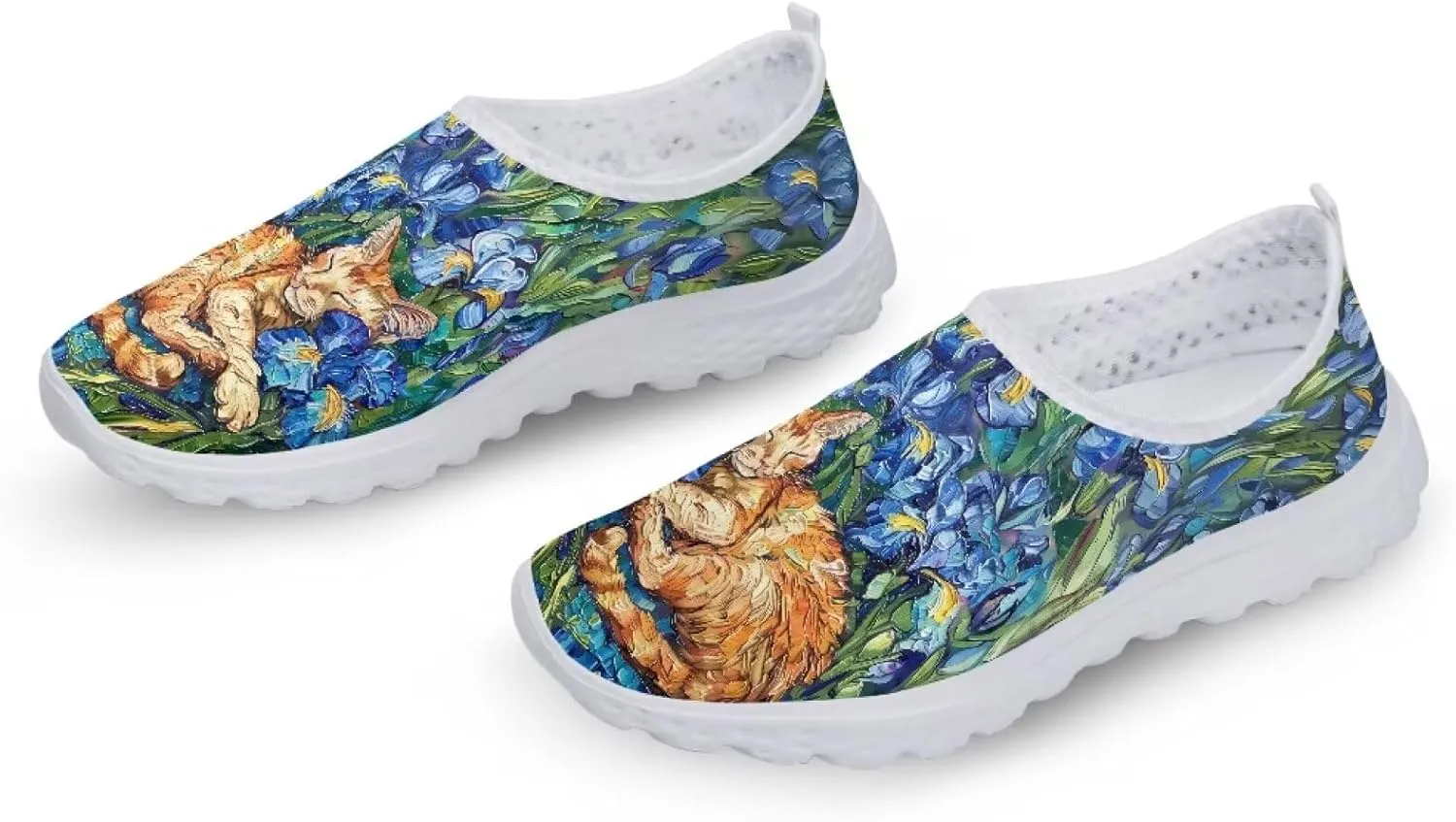 Womens Mesh Sneakers Non Slip Running Tennis Shoes Women Lightweight Soft Sole Walking Shoes