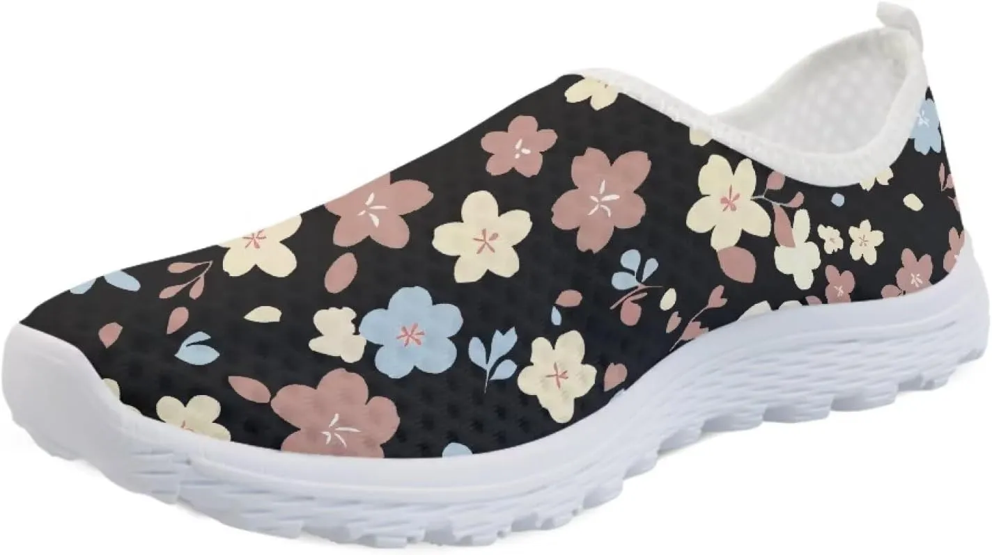 Women's Walking Shoes, Breathable Slip on Tennis Shoes Comfortable Sneakers, Casual Mesh Lightweight Athletic Sneakers