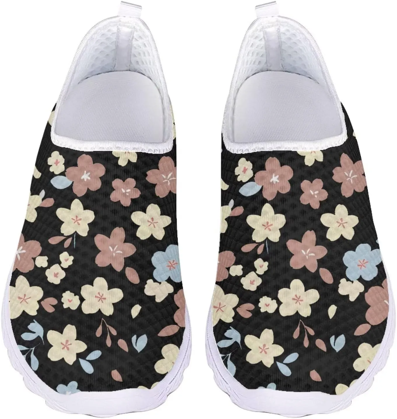 Women's Walking Shoes, Breathable Slip on Tennis Shoes Comfortable Sneakers, Casual Mesh Lightweight Athletic Sneakers