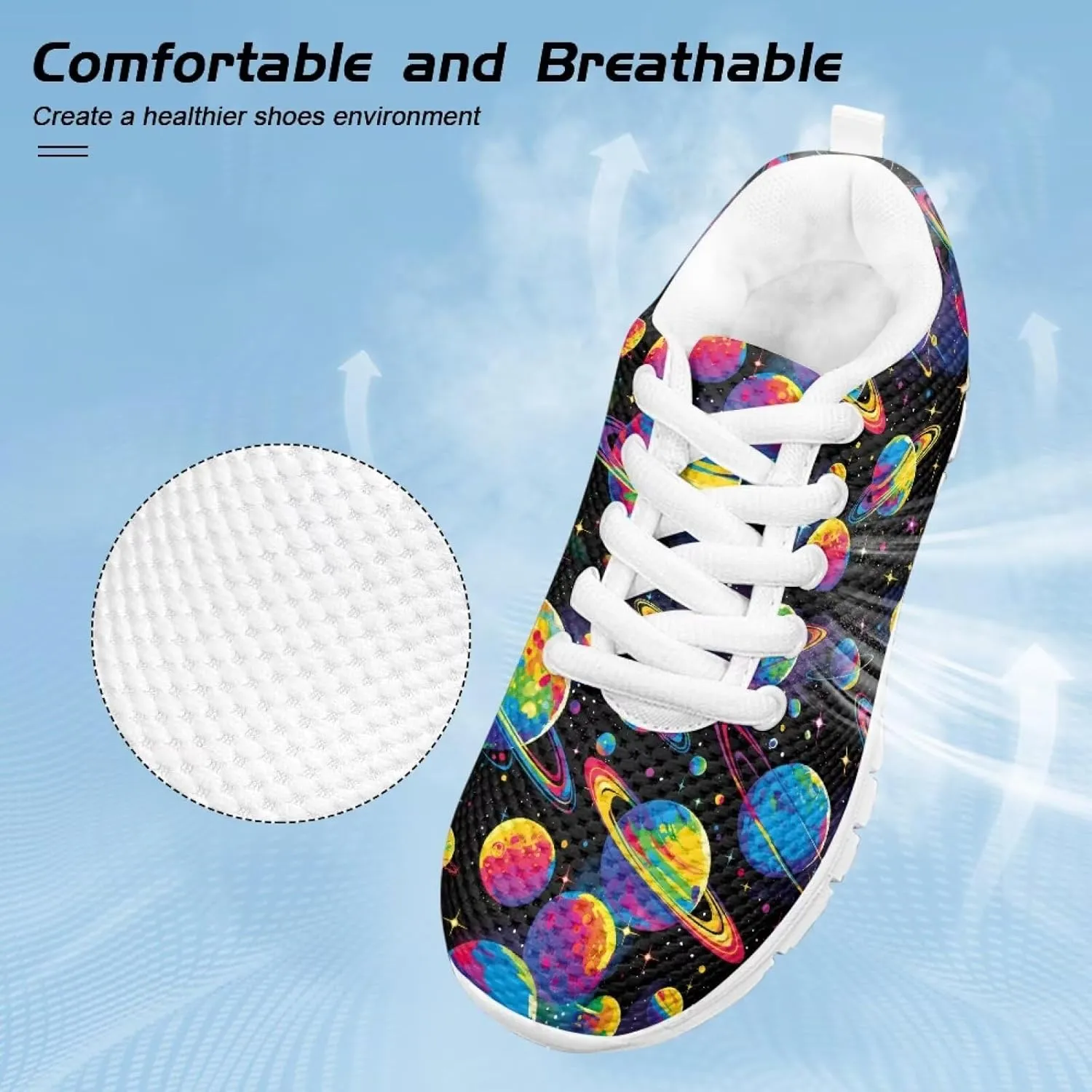 Xoenoiee Kids Athletic Tennis Sneakers for Boy Girl Breathable Running Shoe Walking Shoes