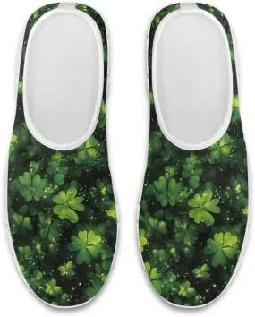 Xpyiqun St Patricks Day Sneakers for Women Size 5.5-11.5 Slip On Sneaker Womens Mesh Road Running Shoes Walking Loafer